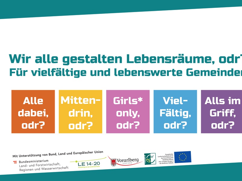 Die Ideenkarten thematisieren mit einem Augenzwinkern vielfältige Perspektiven und geben erste Anregungen zu fünf Bereichen.
Ideen für lebenswerte Gemeinden