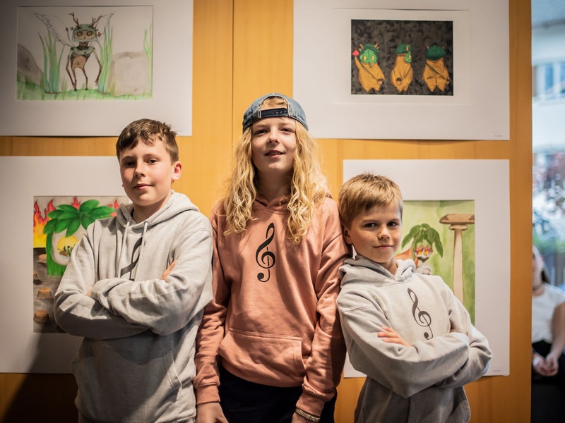 Rund um die Fantasiefigur "Schrättle" beschäftigen sich Kinder und Jugendliche über verschiedene Wege mit dem Klimawandel. Ein Malwettbewerb hat bereits stattgefunden, derzeit läuft die Anmeldung für ein Programmier-Camp. Foto: Barbara Marte