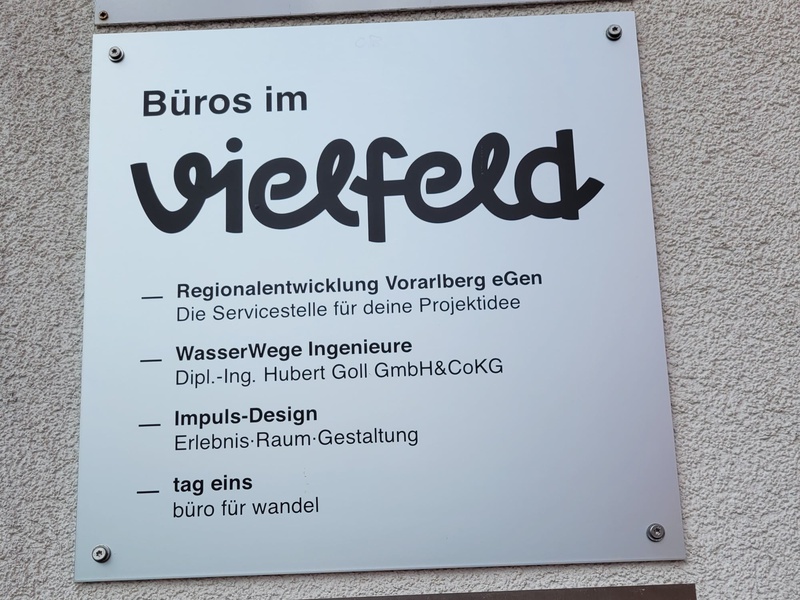 Ideen aus vielfältigen Bereichen kommen im vielfeld zusammen, dem neuen Projektbüro der Regio-V in Lochau.